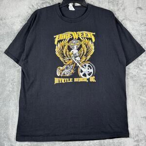 Bike week 2009 Myrtle‎ Beach Shirt Men's XL Black Graphic Biker